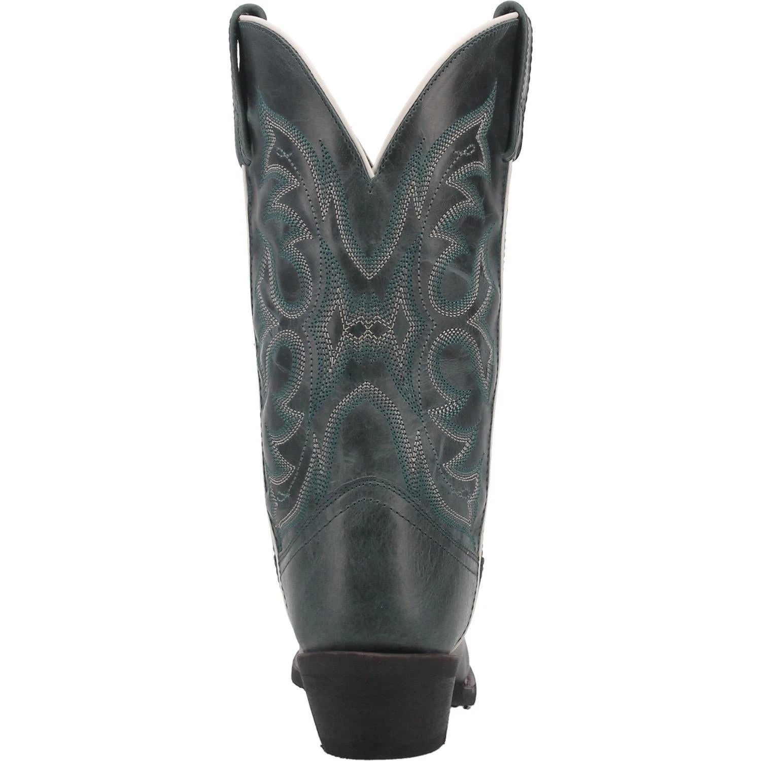 Laredo Ladies Billie Turquoise Round Toe Pull On Western Boots 51107 4 Laredo Ladies Billie Turquoise Round Toe Pull On Western Boots 51107 - Image 4