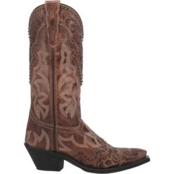 Laredo Ladies Braylynn Snip Toe Brown Pull On Western Boots 52410 -Saddle Up Gear 01 52410 BN big 2436260d b8fe 4083 b839 39ff862ae7a1