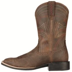 Ariat Men’s Sport Wide Square Toe Brown Boots 10010963 7 Ariat Men’s Sport Wide Square Toe Brown Boots 10010963 -Saddle Up Gear 10010963 2