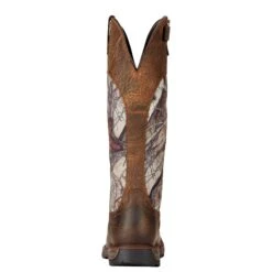 Ariat® Men's Camo Conquest Waterproof Hunting Snake Boot 10018700 -Saddle Up Gear 10018700 heel