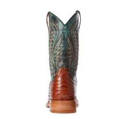 Ariat® Men's Gallup Roaring TurquoiseExotic Boots 10034113 -Saddle Up Gear 10034113 heel