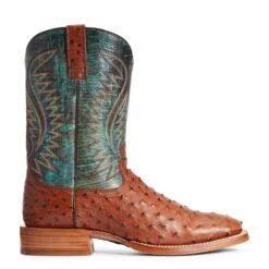 Ariat® Men's Gallup Roaring TurquoiseExotic Boots 10034113 -Saddle Up Gear 10034113 side
