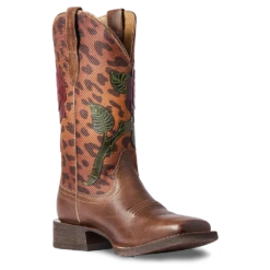 Ariat Ladies Circuit Rosa Cedar & Leopard Print Boots 10038278