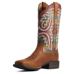 Ariat Ladies Lonestar Ridge Tan & Old Muted Serape Boots 10038329 -Saddle Up Gear 10038329 1