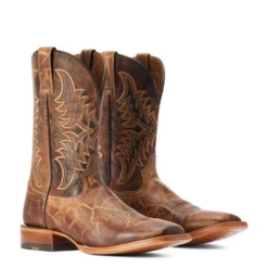 Ariat® Men's Point Ryder Tan & Burnt Brown Square Toe Boots 10042471 9 Ariat® Men's Point Ryder Tan & Burnt Brown Square Toe Boots 10042471 -Saddle Up Gear 10042471a