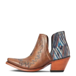 Ariat® Ladies Dixon Chimayo New Mexico Fiery Tan Booties 10042579 -Saddle Up Gear 10042579d