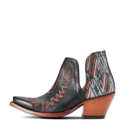 Ariat® Ladies Dixon Chimayo New Mexico Roja Black Booties 10042580 -Saddle Up Gear 10042580d