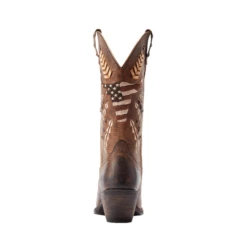 Ariat® Ladies Circuit Americana Rhino Tan Western Boots 10044435 -Saddle Up Gear 10044435c