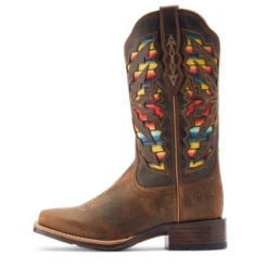 Ariat® Ladies Laney VentTEK™ 360° Serape Inlay Brown Boots 10044444 -Saddle Up Gear 10044444b