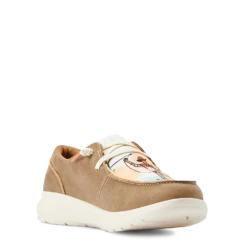 Ariat® Ladies Hilo Aloha Surfing Paniolo Print Brown Shoes 10044543