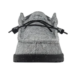 Hey Dude® Men's Wally Stretch Dark Web Light Grey Shoes 110383385 -Saddle Up Gear 110383385 3