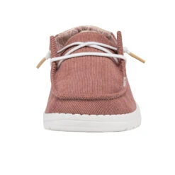 Hey Dude Ladies Wendy Corduroy Desert Rose Shoes 121415049 -Saddle Up Gear 121415049 WENDY CORDUROY DESERT ROSE 4 1
