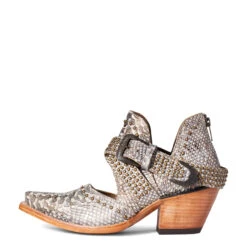 Ariat Ladies Dixon Rock 'N' Roll Silver Snake Print Booties 10036016 -Saddle Up Gear 1280 wOuqlxheRu80