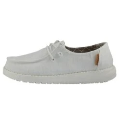 Hey Dude Children's Wendy Linen White Shoes 130120138 -Saddle Up Gear 130120138 WENDY YOUTH LINEN WHITE 01 720x 31b35aa0 ea61 41dd 83be 1b7292df6e6f