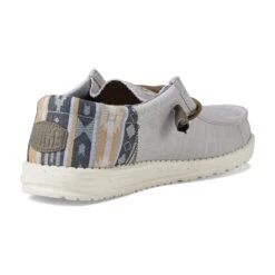 Hey Dude Men's Wally Funk Stone Grey Slip On Shoes 40006-270 -Saddle Up Gear 270back