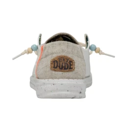 Hey Dude® Wendy Fringe Salt White Slip On Shoes 40071-1K5 -Saddle Up Gear 40071f