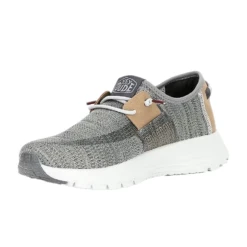 Hey Dude® Wally Men's Sirocco Grey Slip On Sneakerss 40140-1LJ -Saddle Up Gear 40140 d