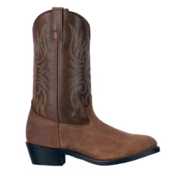 Dan Post Laredo® Men's Paris Tan & Brown Round Toe Boots 4242 -Saddle Up Gear 4242b