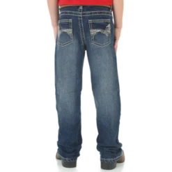 Wrangler® Boys 20X No. 42 Vintage Boot Cut Jeans 42BWXMD -Saddle Up Gear 42BWXMD
