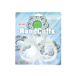 M&F Children's Silver Handcuffs & Key Toy 50796