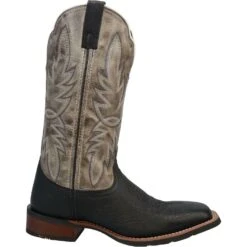 Laredo Men's Isaac Black & Grey Leather Boots 7910 -Saddle Up Gear 57 15517adf 33e1 48f0 9c4d dee3babce8ce