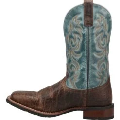 Laredo Men's Bisbee Brown & Blue Leather Boots 7838 -Saddle Up Gear 57 5286c816 a8f5 45b0 b6a4 667c04a762a0