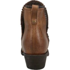 Laredo Ladies Fringette Brown Leather Booties 3173 -Saddle Up Gear 57 531b2274 c29c 4cde bbfd 30638608a34b