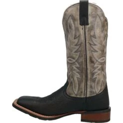 Laredo Men's Isaac Black & Grey Leather Boots 7910 -Saddle Up Gear 57 6317ca2c 455a 455f bbc6 2d44ac19776f