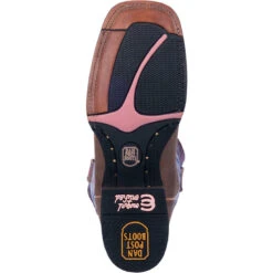 Dan Post Ladies Pasadena Brown & Purple Leather Boots DP4570 -Saddle Up Gear 57 9a61ef60 3b8c 41be ac5d b7013c3439fe