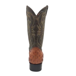 Cowtown Men's Cognac R Toe Alligator Print Western Boots R6094 -Saddle Up Gear 57 da32059b 6358 47a2 ac6a cda7dcabe7bd