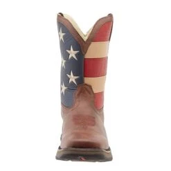 Durango Children's 8" Square Toe Patriotic Western Flag Boots BT245C / BT245Y -Saddle Up Gear 57 debeb5e8 f45b 4c4e b727 45f1057f3246