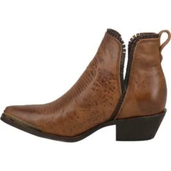 Laredo Ladies Fringette Brown Leather Booties 3173 -Saddle Up Gear 57 f9c41fff caa1 4f50 b15c 7857e84d2d18