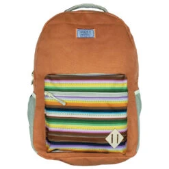Hooey "Recess" Rust/Tan Body & Serape Pouch Backpack BP035RU