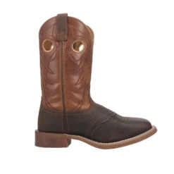 Laredo® Men's Ripley Square Toe Dark Brown & Tan Boots 7981-BN56 -Saddle Up Gear 7981 BN56e