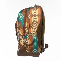 Hooey® "Ox" Brown Aztec Pattern & Tan Accents Backpack BP044BRTN -Saddle Up Gear BP044BRTN7