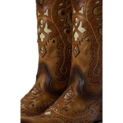 Corral Boots Corral® Men's Embroidered Studded Honey Brown Western Boots C3846 11 Corral Boots Corral® Men's Embroidered Studded Honey Brown Western Boots C3846 -Saddle Up Gear C3846 5