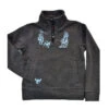 Cowboy Hardware Children's Charcoal Roping 1/2 Zip Pullover 373150-043