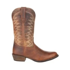 Durango Men's Rebel Frontier Distressed Brown R- Toe Boots DDB0243 -Saddle Up Gear DDB0243 profile
