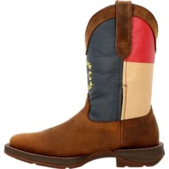 Durango Men's North Carolina State Flag Western Boots DDB0348 -Saddle Up Gear DDB0348 instep profile
