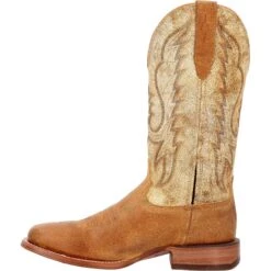 Durango Men's Stockman 13" Square Toe Brown Western Boots DDB0411 -Saddle Up Gear DDB0411 instep profile