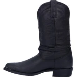 Dan Post Dingo Men's Amsterdam Black Slouch Leather Boots DI15240 -Saddle Up Gear DI15240 3