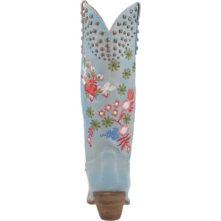 Dingo® Ladies Poppy Blue Floral Print Western Boot DI732-BL -Saddle Up Gear DI732 BL 3