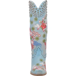 Dingo® Ladies Poppy Blue Floral Print Western Boot DI732-BL -Saddle Up Gear DI732 BL 4