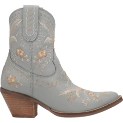 Dingo® Ladies Primrose Floral Embroidery Blue Western Boot DI748-BL -Saddle Up Gear DI748 BL 1