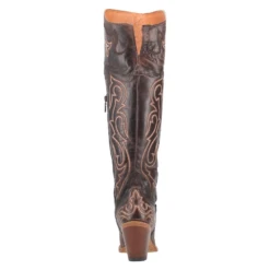 Dan Post® Ladies Kommotion Chocolate Snip Toe Tall Leather Boot DP4342 -Saddle Up Gear DP4342 5