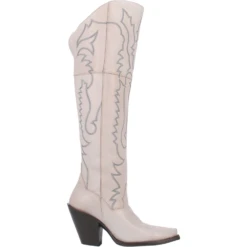 Dan Post® Ladies Loverly White Snip Toe Tall Leather Boots DP4377 -Saddle Up Gear DP4377 1