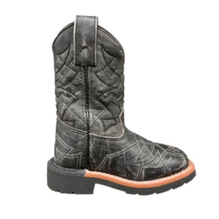 Dan Post® Toddler Boy's Quinn Square Toe Black Leather Boots DPC3939 -Saddle Up Gear DPC2939B eb43febc d886 4f51 9c04 042e536399a2