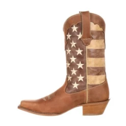 Durango® Ladies Union Flag Distressed Brown Western Boots DRD0131 -Saddle Up Gear DRD0131 2