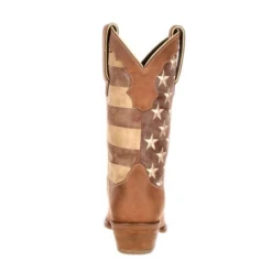 Durango® Ladies Union Flag Distressed Brown Western Boots DRD0131 -Saddle Up Gear DRD0131 3