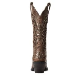 Ariat® Ladies Crackled Taupe & Gunmetal Divine Boots 10034110 -Saddle Up Gear F20 WMS WEST 10034110 heel